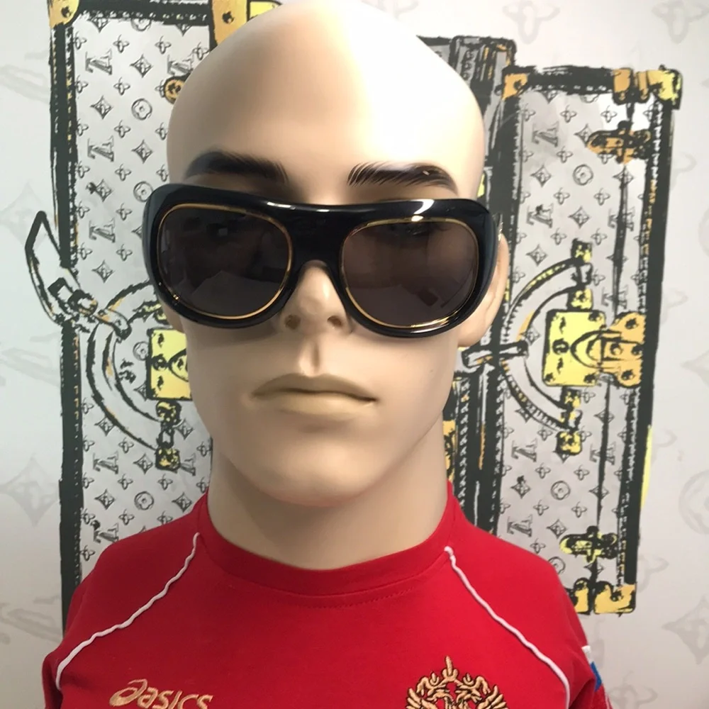 Luxury New Authentic Gucci GG1108S 001 Aviator Sunglasses ✨